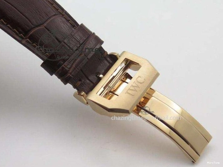 MIROTIME 0404 Portuguese Real PR IW500127 RG ZF 1:1 Best Edition Grey Red Dial On Brown Leather Strap A52010 V AllSeason 7331